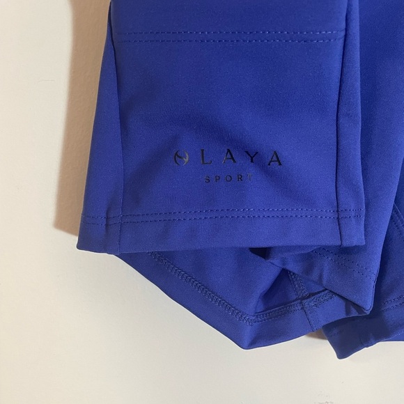 Olaya Sport Power Dress Deep Blue Size XS Stretchy Athletic Golf Tennis Shorts - Picture 14 of 16